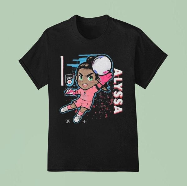 Chicago Stars Alyssa Naeher Caricature T Shirt