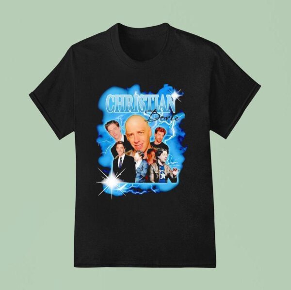 Christian Slater Lightning Graphic T Shirt