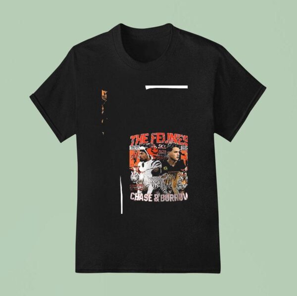 Cincinnati Bengals Ja Marr Chase And Joe Burrow The Felines Beware It S The Best Duo In The Nfl Graphic T Shirt