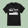 City Skyline Greetings From New York Yankees T Shirt