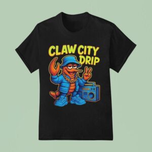 Claw City Drip Streetwear Lobster T Shirt