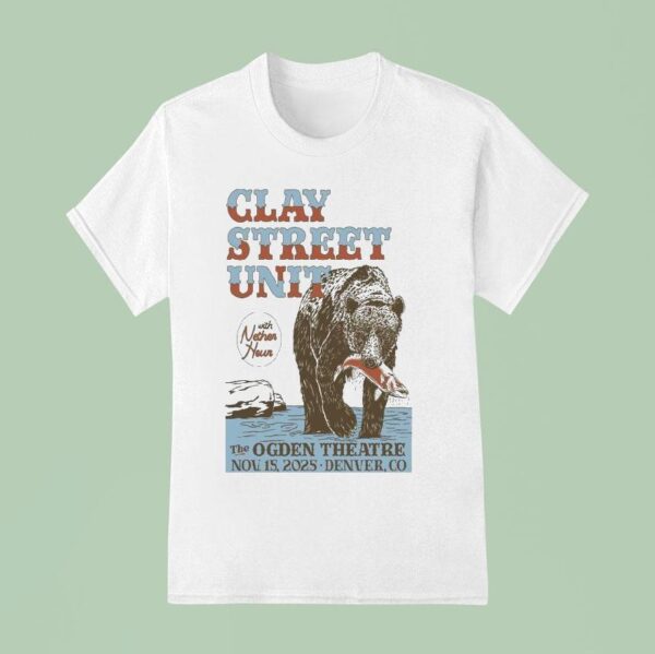 Clay Street Unit The Ogden Theatre November Denver Co Tour T Shirt