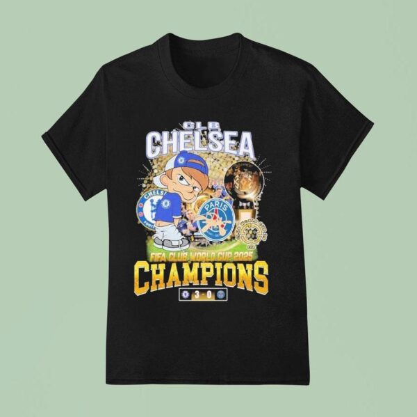 Clb Chelsea Fifa Club World Cup Champion Pee Psg Trophy T Shirt