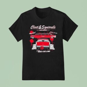 Cleetus Mcfarland Cleet Squirrel S We Re Idiots Paint This Side Limo Service T Shirt