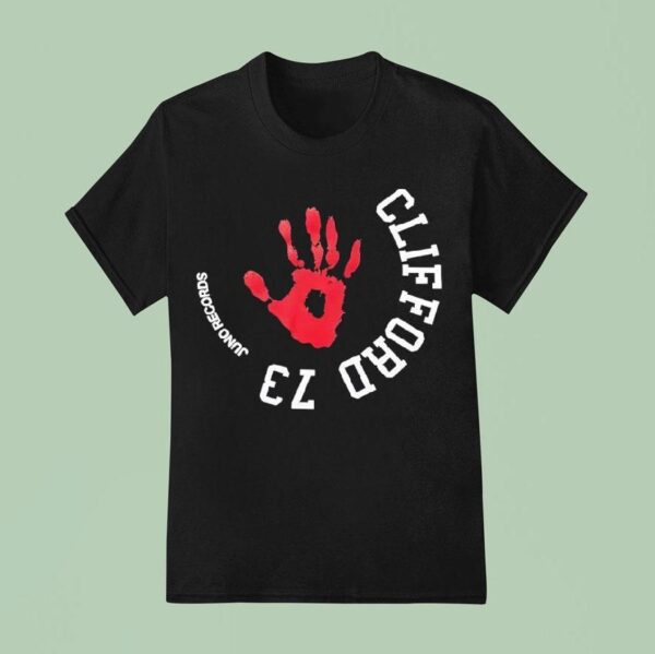 Clifford Juno Records Red Hand T Shirt