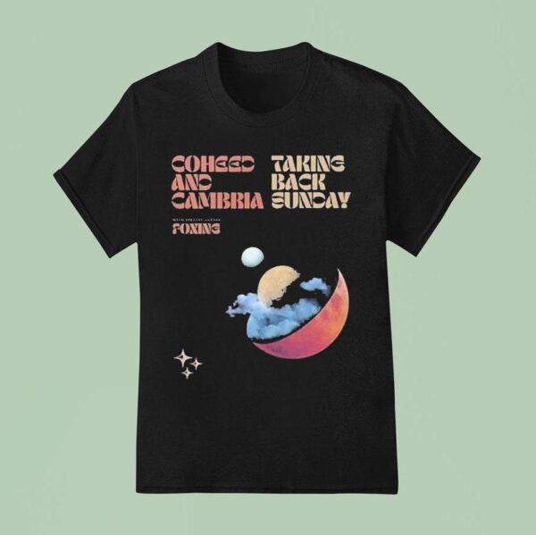 Coheed And Cambria Taking Back Sunday With Foxing Summer Tour Dates T Shirt