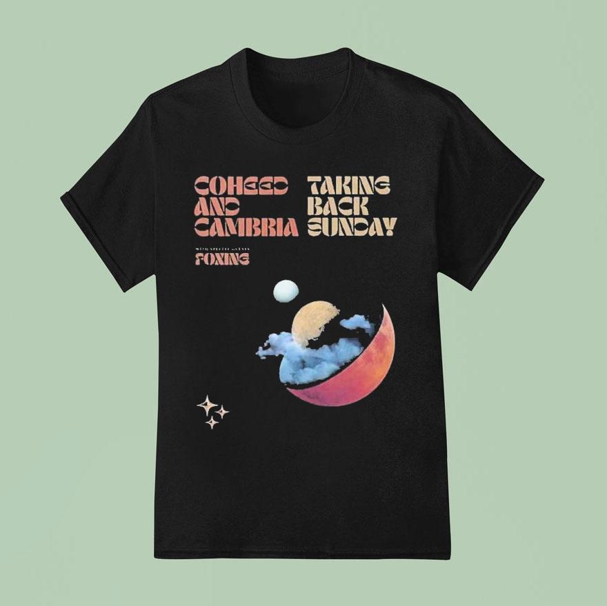 Coheed And Cambria Taking Back Sunday With Foxing Summer Tour Dates T Shirt
