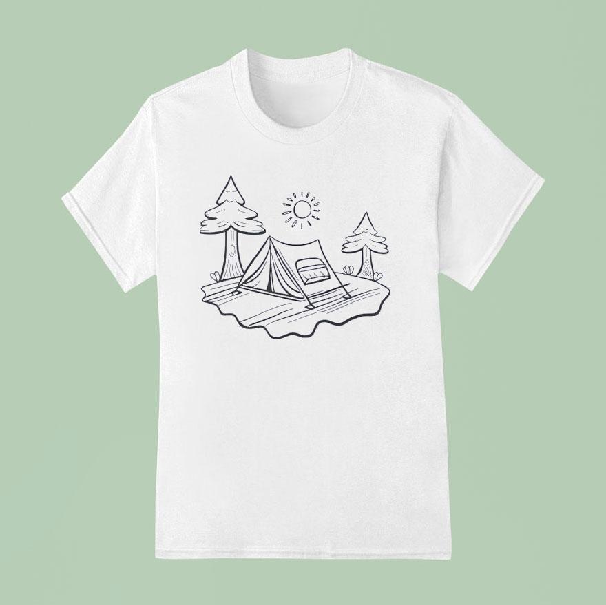  Coloring For A Camp New T Shirt