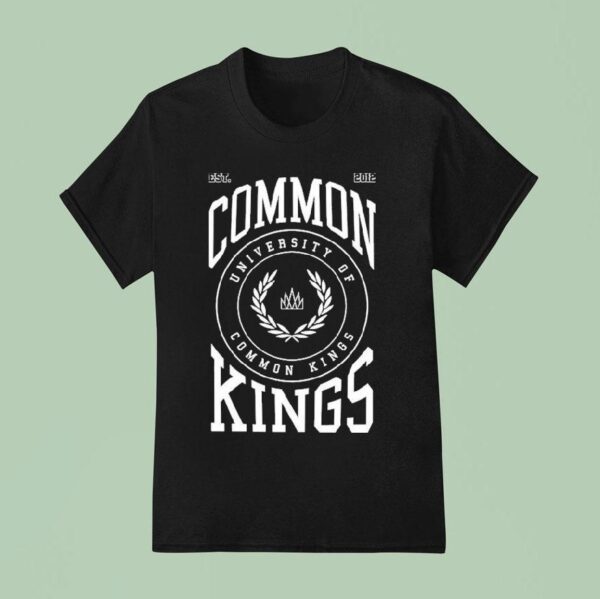 Common Kings University Collegiate Est T Shirt