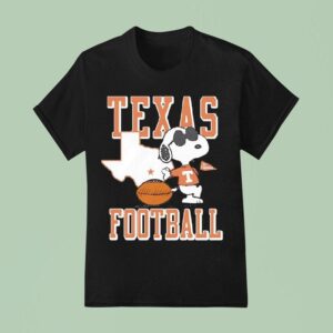 Cool Snoopy Texas Longhorns Football T Shirt