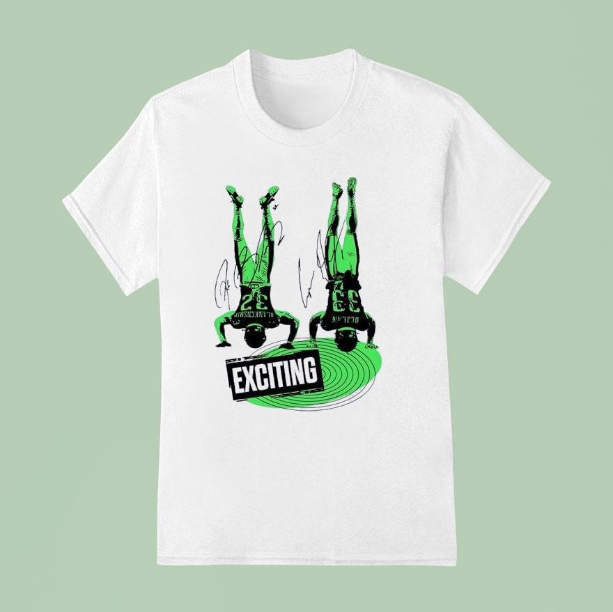 Cooper Dejean And Reed Blakenship Philadelphia Eagles Football Signatures T Shirt