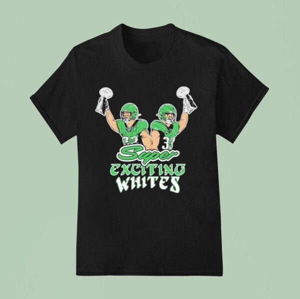 Cooper Dejean And Reed Blankenship Philadelphia Eagles Philly Super Bowl Lix Exciting Whites Champions T Shirt