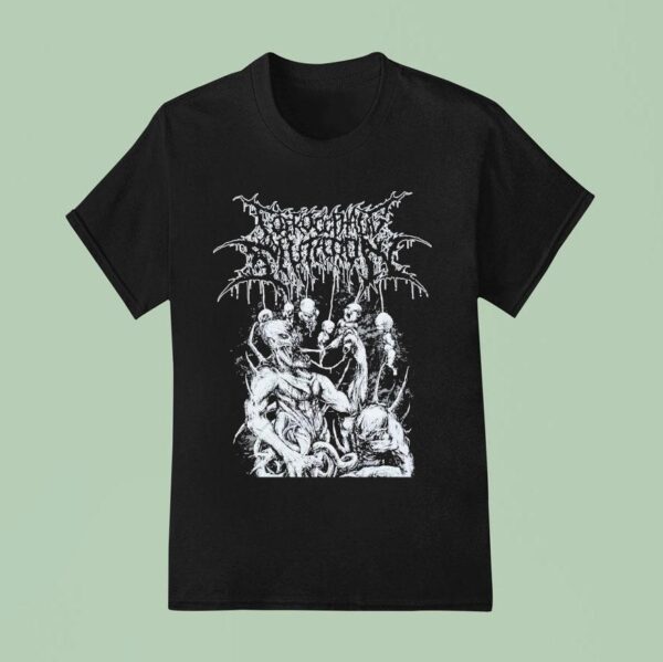 Coprocephalic Mutation Exsanguinated Newborn Devourmen T Shirt