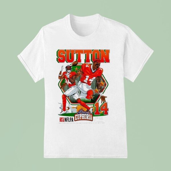 Courtland Sutton Planet Euphoria Nflpa T Shirt