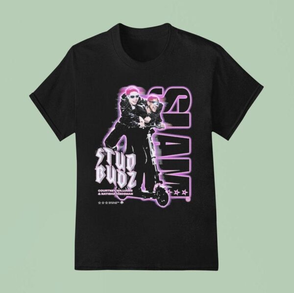 Courtney Williams And Natisha Hiedeman Slam The Studbudz Remix Wnbpa T Shirt