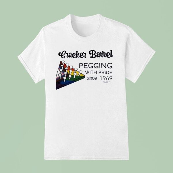 Cracker Barrel Pegging With Pride Since T Shirt