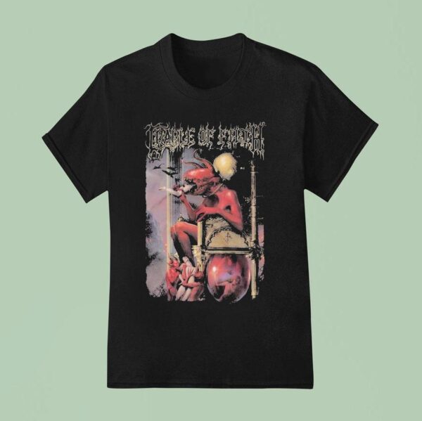 Cradle Of Filth Existence Is Futile Close Up T Shirt