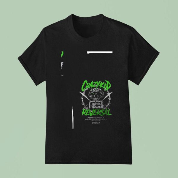Crazy Kid Reversal Descory Rvddw Skull T Shirt