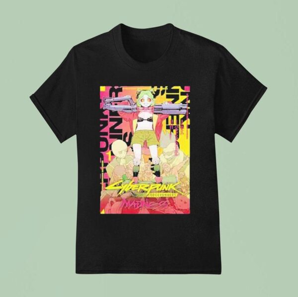 Cyberpunk Edgerunners Madness Manga T Shirt