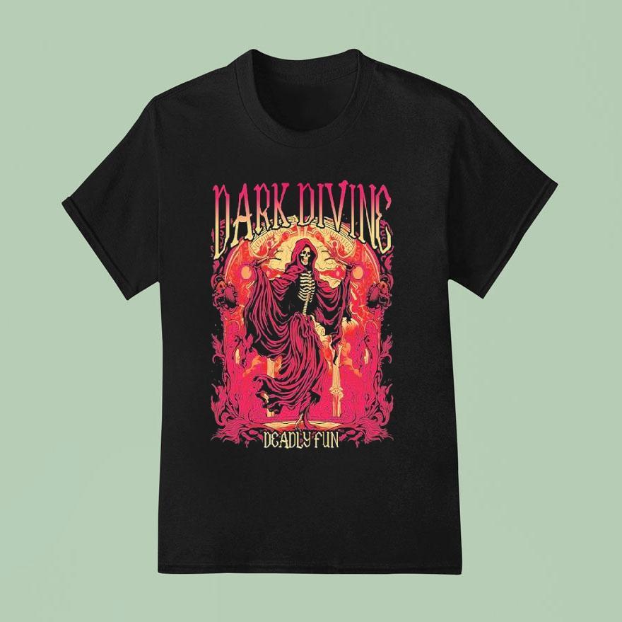 Dark Divine Deadly Fun Reaper T Shirt