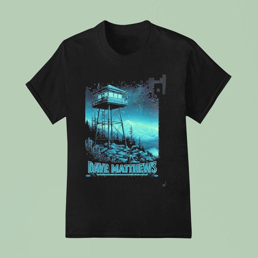Dave Matthews Band Big Sky Montana Gig At Big Sky Events Arena On August T Shirt