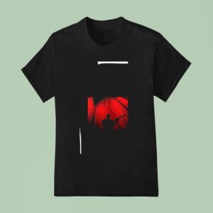 David Gilmour Luck And Strange In Concert Red Lights Black Ca T Shirt
