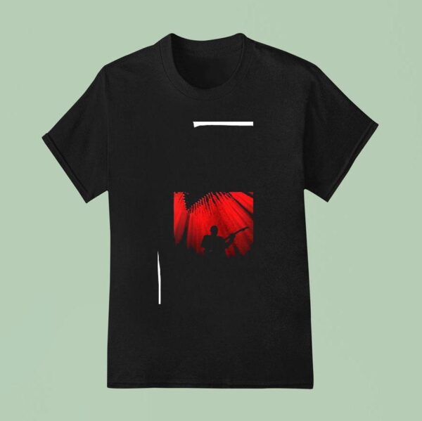 David Gilmour Luck And Strange In Concert Red Lights Black Ca T Shirt