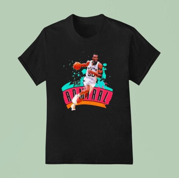 David Robinson Caricature Basketball T Shirt