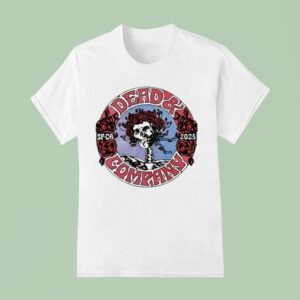 Dead And Company Th Anniversary Grateful Dead Music San Francisco Sf Ca Skeleton T Shirt