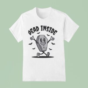 Dead Inside A Coffin Surrounded By Bats T Shirt