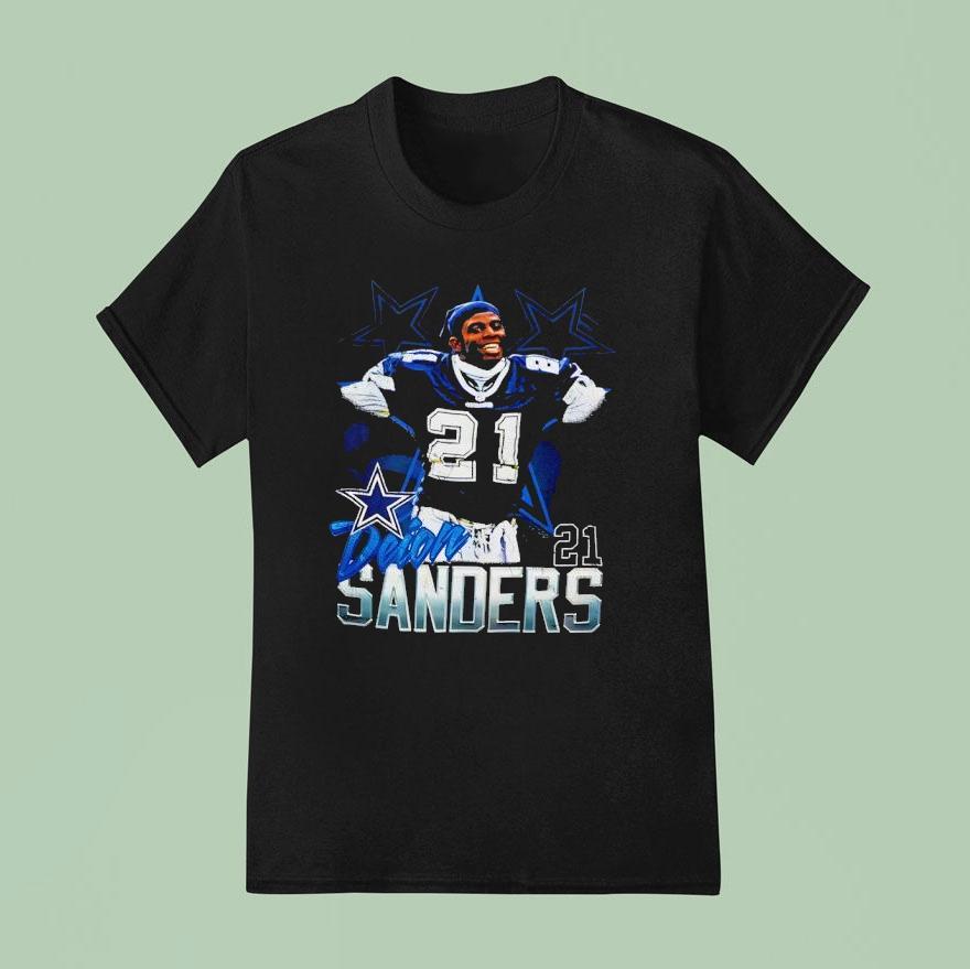 Deion Sanders Dallas Cowboys Star Struck T Shirt