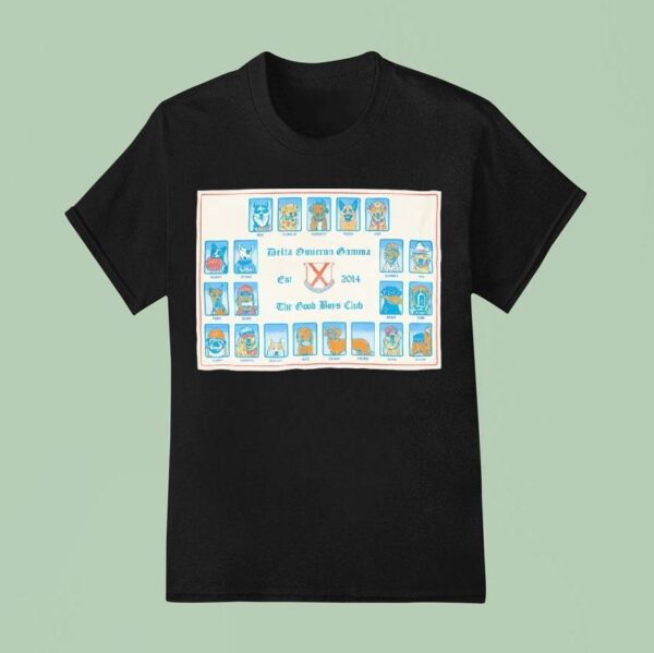 Delta Omicron Gamma Old Row Est The Good Boys Club T Shirt