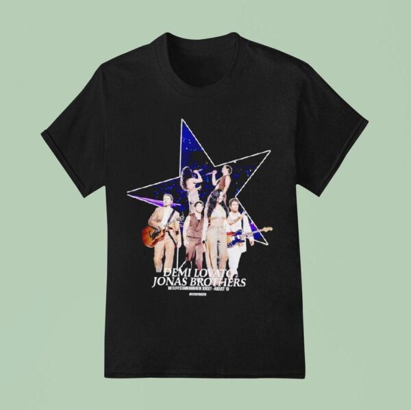 Demi Lovato And Jonas Brothers Performing T Shirt