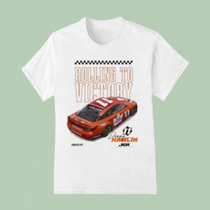 Denny Hamlin Rolling To Victory Nascar T Shirt
