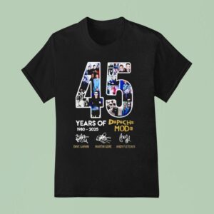 Depeche Mode Years Signatures T Shirt