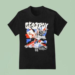 Destroy Anarchy In The Uk Retro T Shirt