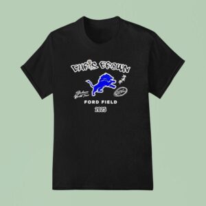 Detroit Lions Chris Brown Breezy Bowl Xx Tour T Shirt