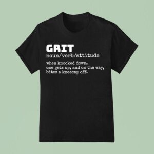Detroit Lions Grit Noun Meaning Definition T Shirt