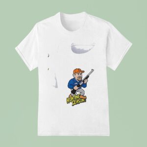 Detroit Lions Hunting Season Cartoon T Shirt