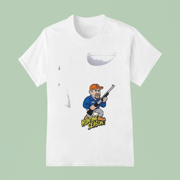 Detroit Lions Hunting Season Cartoon T Shirt