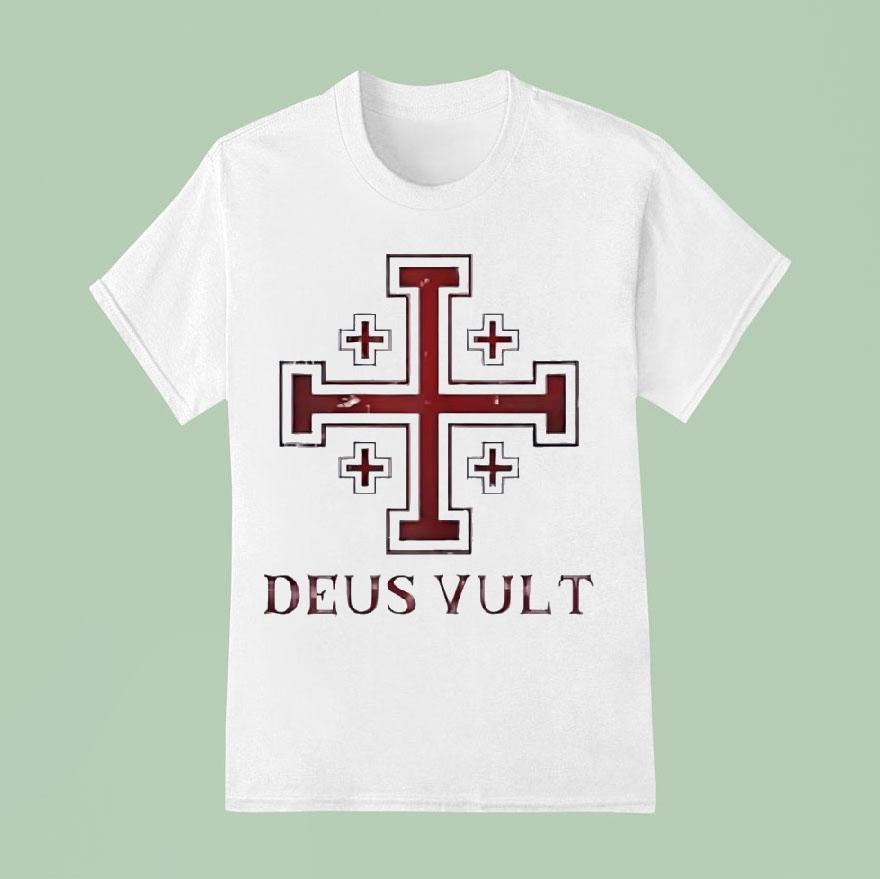 Deus Vult Logo T Shirt