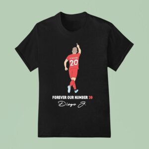 Diogo Jota Forever Our Number Liverpool Fc Signature T Shirt