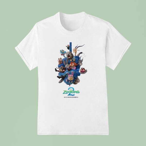 Disney Zootopia Characters Only In Theater November T Shirt