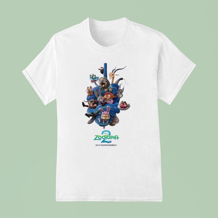Disney Zootopia Characters Only In Theater November T Shirt