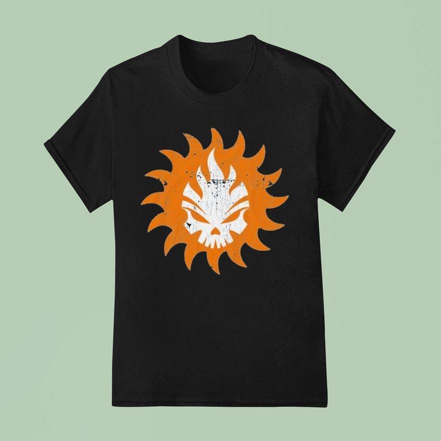 Do It With Dan Fire Skull T Shirt