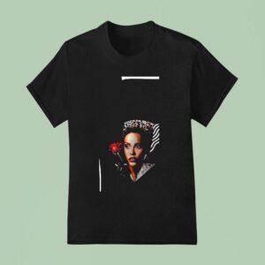 Doja Cat Neon Rose Portrai T Shirt