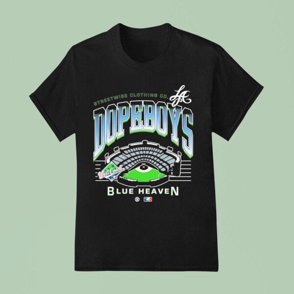 Dopeboys Blue Heaven Streetwise West Coast Stadium T Shirt