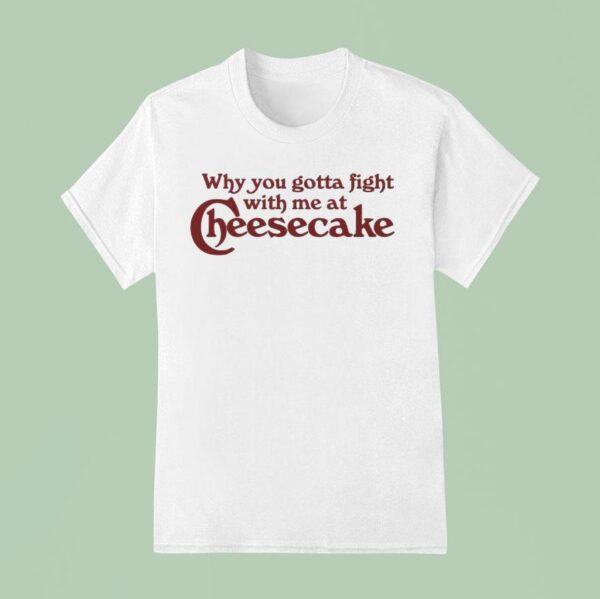 Drake Why You Gotta Fight With Me At Cheesecake T Shirt