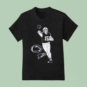 Drew Allar Superstar Pose Penn State Nittany Lions T Shirt