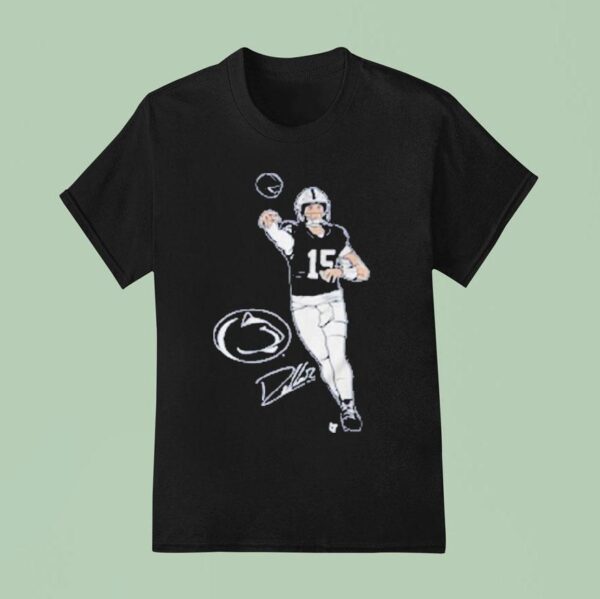 Drew Allar Superstar Pose Penn State Nittany Lions T Shirt
